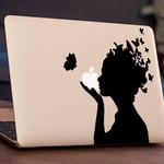 BUTTERFLY HEAD Apple MacBook Decal Sticker fits all MacBook models (13" Air (2020-2021))