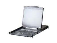 Aten Cl5708im Lcd Över Ip Kvm-Switch, Usb-Ps/2, Vga, 8 Portar, Uk-Layout