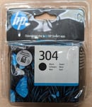 HP 304 Black Ink Cartridge (Genuine) (N9K06AE)