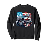 American Monster Truck: Flagged Fury Sweatshirt