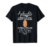 Aphrodite Goddess Of Love Beauty And Desire Symbols Include T-Shirt