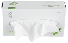 Clas Ohlson Torra ansiktsservetter i box, 100-pack