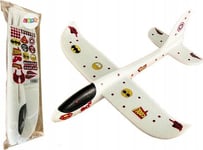 Leantoys Styrofoam Lättviktsglider Vita Klistermärken 48Cm