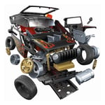 Airfix J6038 QUICKBUILD Jeep 'Quicksand' Concept  Car Model Kit