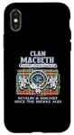 iPhone X/XS Clan MacBeth Scottish MacBeth surname Case
