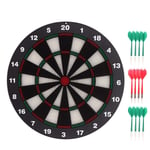 Litty Dart Board with Darts, 18 Inches Dart Board Set with Stand, Childrens Dart Board with Safety Soft Dart Head, Two Display Methods for Children's Adult Entertainment