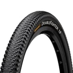 Continental Double Fighter III Rigid Mtb Hybrid Cycle Fast Rolling Tyre 26 x 1.9