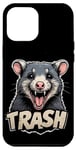 Coque pour iPhone 12 Pro Max Opossum ou opossum créature nocturne drôle, poubelle hurlante
