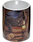 The Witching Hour - Oljebrännare med motiv av katt 10 cm - Lisa Parker
