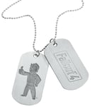 Fallout 4 Logo And Vault Boy Approves Pair Of Dog Tags (silver)
