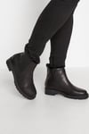 Wide & Extra Wide Fit Faux Fur Chelsea Boots