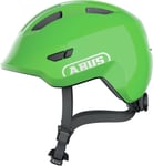 Abus Smiley 3.0 Sykkelhjelm til Barn Shiny Green - Hjelmstørrelse  45-50  cm