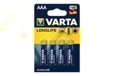 Varta Longlife Extra batteri - 4 x AAA / LR03 - alkaliskt