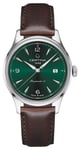 Certina C0384071609700 DS Powermatic 80 Green Dial Leather Watch