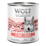 Wolf of Wilderness Adult “Expedition” 6 x 800 g - Stony Creek - Fjäderfä & nötkött
