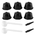 zhuolong 2Sets Refillable Coffee Capsule Pods Reusable Coffee Filter Fit for Nestle DOLCE GUSTO Coffee Machines
