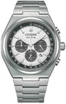 Citizen CA4610-85A Chrono Hvid/Titanium Ø43 mm