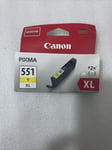 Canon CLI-551 XL Printer Ink Cartridge Yellow Brand New Genuine