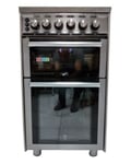 Challenger Kakapo Double Door Gas Stove and Oven Stainless Steel