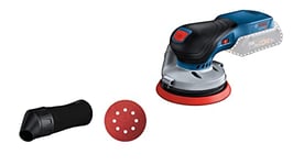 Bosch Professional 18V System GEX 18V-125 Cordless Random Orbit Sander (incl. Sanding disc (125 mm), 1x Sanding Paper, dust Bag, Without Rechargeable Batteries and Charger, in Carton)