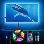 Professional title: " 4M USB TV LED Light Strip for 55-75 Inch TV Monitor, RGB C