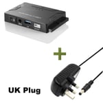 Usb 3.0 To Sata Ide Converter Hard Drive Adapter Data Transfer Uk Plug