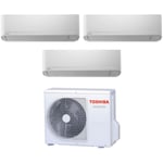 Toshiba - trial split inverter air conditioner series seiya 7+7+7 ras-3m18u2avg-e r-32 wi-fi optional 7000+7000