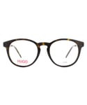 Hugo Boss Ray-Ban Top Black On Texture Red Mens Glasses Frames - Brown - One Size
