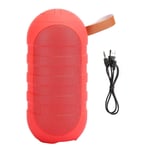 Ymiko Outdoor Waterproof Mini Portable Subwoofer Bluetooth Wireless Speaker Loudspeaker Box Perfect Portable Wireless Speaker for Travel, Home, Hiking and More(Red)