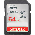 Sandisk SDXC Ultra 64GB 140MB/s UHS-I