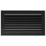 KRATKI grille de ventilation grille de cheminée FRESH 17cm x 17cm noir