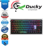Ducky One 3 Classic TKL Cherry MX Blue Switch RGB Mechanical Gaming Keyboard