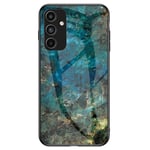 SKALO Samsung A15 4G Marmor Härdat Glas TPU-skal - Motiv 4 multifärg