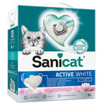 Sanicat Active White Lotus Flower kattströ - 6 l