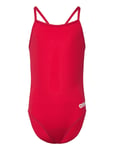 Girl's Team Swimsuit Challenge Solid Red Fandango- Red Arena