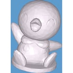 MakeIT Size: Xl, Low Poly " Piplup" Pokémon Collection, Collect All Vit Xl