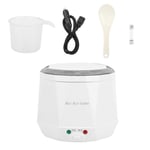 Rice Cooker,Household 1.6L Mini Portable Electric Rice Cooker Rice Cooking Tool for 12V Car Use White