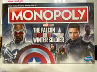 The Falcon and the Winter Soldier Edition Monopoly Board Game Marvel