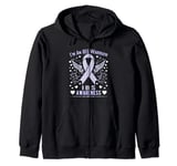 I'm An IBS Warrior Irritable Bowel Syndrome Awareness Zip Hoodie