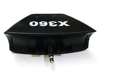 Adaptateur ConvertisseurCasque Et Micro - Prise Jack 3.5 Mm - Pour Microsoft Xbox 360 Xbox360 - Noir