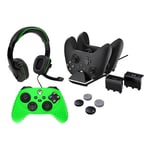 Accessories Pack Xbox Series X|S Headset Charge Dock Batteries Skin Grips