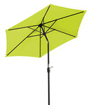 Schneider Bilbao Parapluie Vert Pomme Env. 220 cm - 6 pièces - Parasol Rond