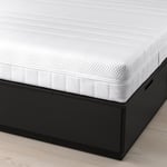 IKEA NORDLI sängstomme m förvaring och madrass 90x200 cm