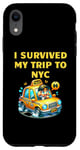 iPhone XR Funny New York City I Survived My Trip to NYC Cab Driver Case