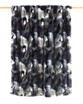 Textiles Mora Plaid imitation cuir Dinka – 130 x 170 cm – Bleu Noir – Canapé unisexe