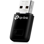 TP-Link Clé WiFi Puissante N300 Mbps, mini adaptateur USB wifi, dongle wifi, Bouton WPS, compatible avec Windows 11/10/8.1/8/7/XP, M