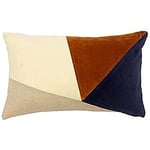 Riva Home Solomon 30X50 Poly Cush GIN, Navy/Ginger, 30x50cm