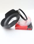 UV Filter and FREE Wide Lens Hood for Canon EOS 4000D, 2000D that has 18-55mm