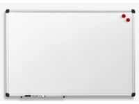 Whiteboard 35x25 cm magnetisk med aluminiumsramme inkl. 1 marker og 2 magneter