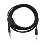 Cable Audio De Rechange Pour Casque Logitech G Pro X G433 G233 Alpha Gaming Headset Noir